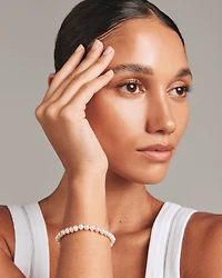 Bracelet en argent sterling avec perle d'eau douce de culture