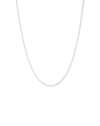 45cm (18") 2mm-2.5mm Width Belcher Chain in Sterling Silver