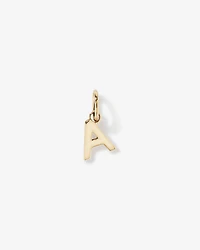 Pendentif initiale "A" en or jaune 10 carats