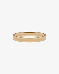 Half Round Wedding Band 10kt Yellow Gold