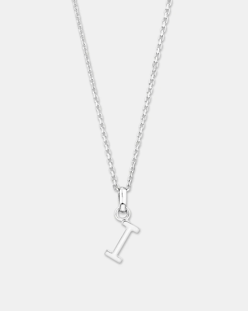 Pendentif à initiale « I » en argent sterling