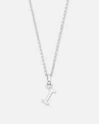 Pendentif à initiale « I » en argent sterling