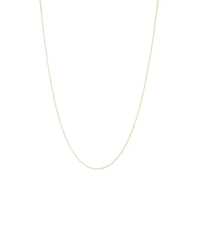 Chaîne Singapour de 50 cm de largeur en or jaune 10 K