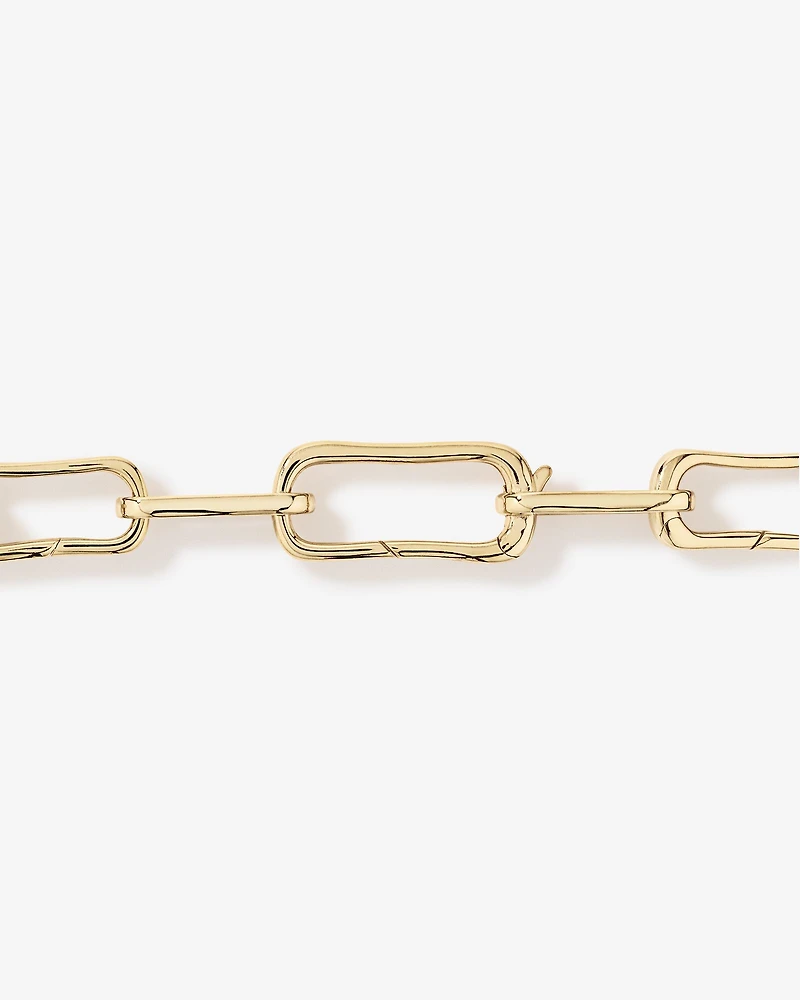 20.5cm (8.1") Alternate Clip Link Bracelet in 10kt Yellow Gold