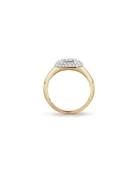 1,00 carat de diamants en grappe en or jaune 10 ct