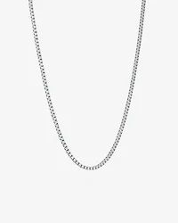 Cubic Zirconia Tennis Necklace in Sterling Silver