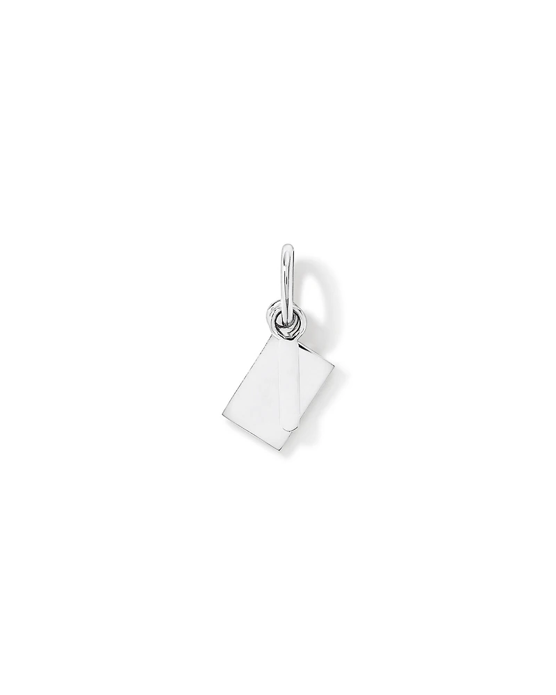 Pendentif Feuille D’Érable Rouge Du Canada En Argent Sterling
