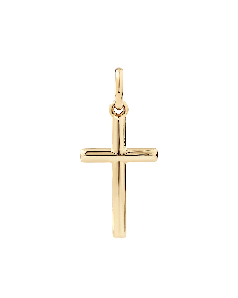 Pendentif croix en or jaune 10 K