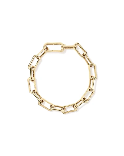 20.5cm (8.1") Alternate Clip Link Bracelet in 18kt Yellow Gold Vermeil