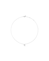 Lume Lab Round Pendant with 0.10 Carat TW of Laboratory-Grown Diamonds in Sterling Silver