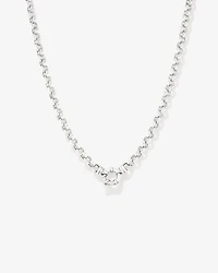 50cm (20") 6.5mm-7mm Width Belcher Chain in Sterling Silver