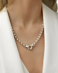 50cm (20") 6.5mm-7mm Width Belcher Chain in Sterling Silver