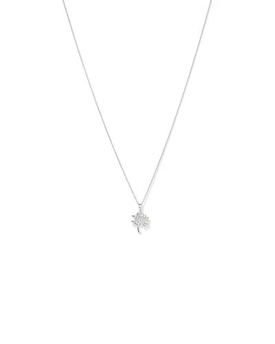 Tree of Life Pendant and Chain with Cubic Zirconia Sterling Silver