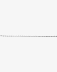 19cm (7.4") Round Tennis Bracelet with Cubic Zirconia in Sterling Silver