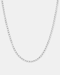 Collier de tennis en diamants cultivés en laboratoire TW de 4,00 carats serti en or blanc 10 carats