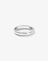 Alliance Duo avec Diamants Ronds Brillants de 0,10 Carat TW en Or Blanc 18 kt