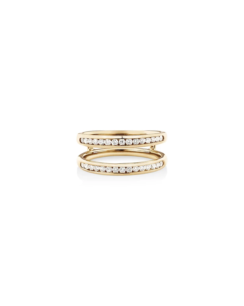 Bague complémentaire Evermore en or jaune 14 K avec diamants totalisant 0,40 ct