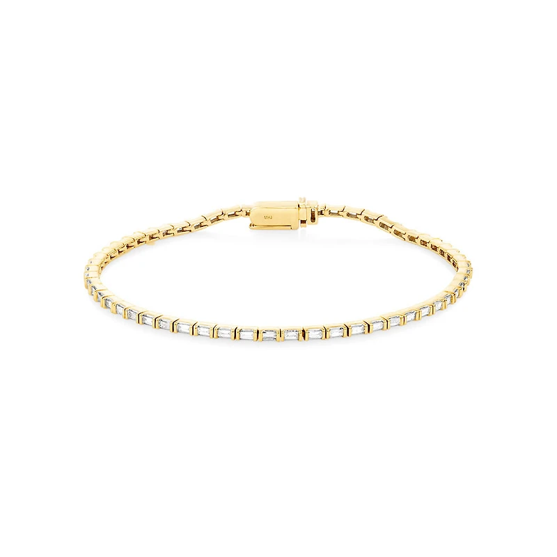 0.74 Carat TW Diamond Tennis Bracelet in 10kt Gold