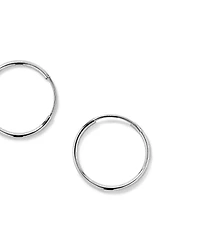 Boucles d’oreilles dormeuses de 14 mm en argent sterling