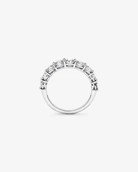 1.75 Carat TW Round Brilliant Laboratory-Grown Diamond Wedding Band in 14kt White Gold