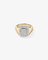 1,00 carat de diamants en grappe en or jaune 10 ct