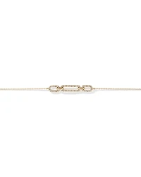 0.26 Carat TW Diamond Paperclip Bracelet in 10kt Yellow Gold
