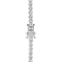 Bracelet tennis en diamants cultivés en laboratoire TW de 1,80 carat serti en or blanc 10 carats