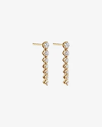Drop Earrings with 0.50 Carat TW of Diamonds in 18kt Yellow Gold