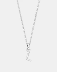 Pendentif « L » en argent sterling