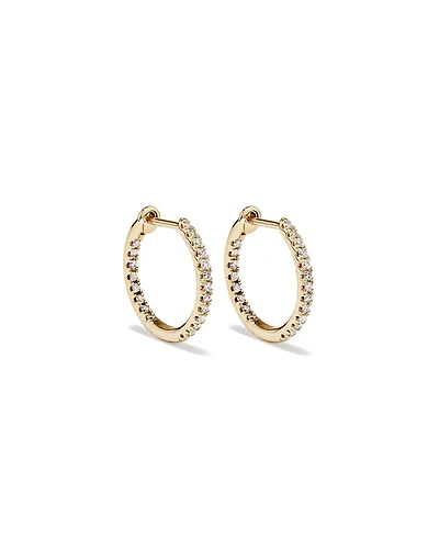 Anneaux en or jaune 10 K avec diamants totalisant 0,25 ct