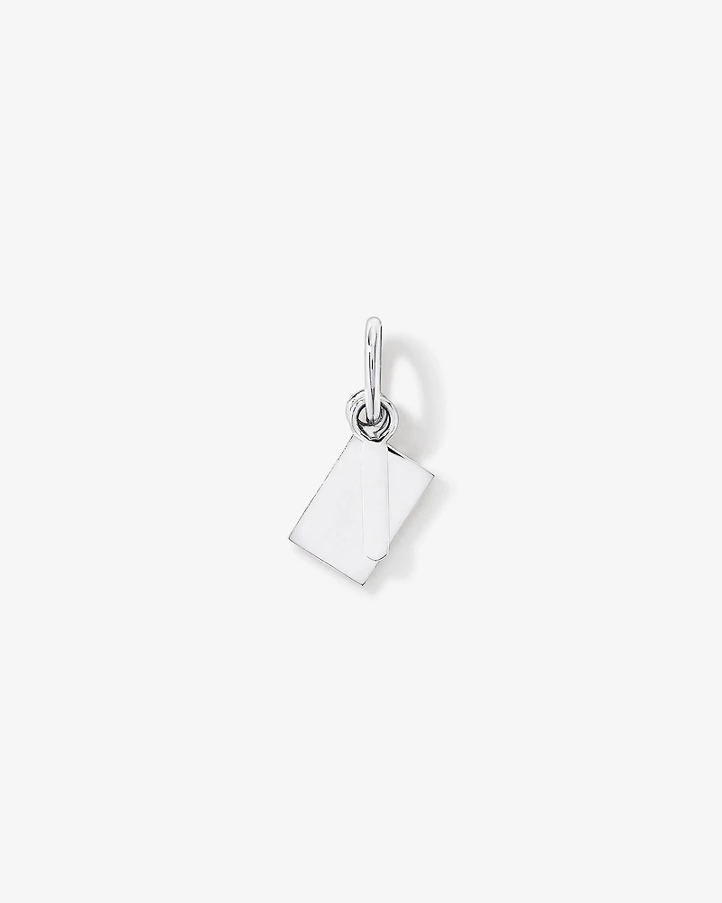 Canadian Postcard Pendant in Sterling Silver