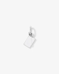 Canadian Postcard Pendant in Sterling Silver