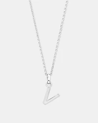 Pendentif « V » en argent sterling