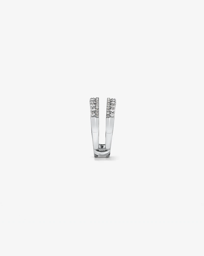 Enhancer Ring with 0.70 Carat TW of Diamonds in 14kt White Gold