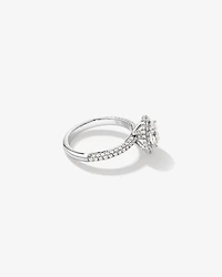 Bague de fiançailles TW de 1,65 carat en platine