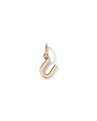 Pendentif initiale "U" en or jaune 10 carats