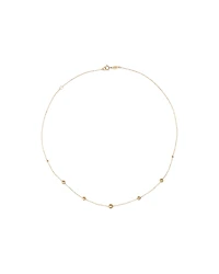 45cm (18") Bead Cable Chain in 10kt Yellow Gold
