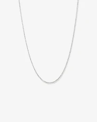 50cm (20") 2mm-2.5mm Width Belcher Chain in Sterling Silver