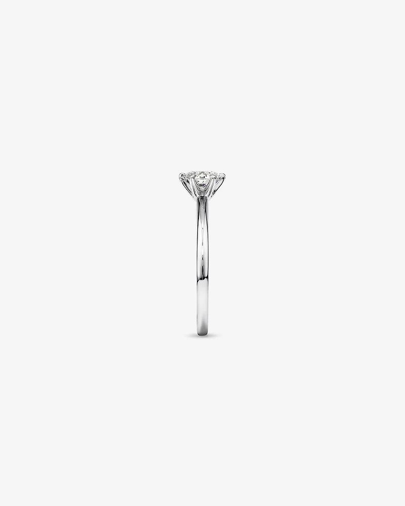 Bague de fiançailles à solitaire de Michael Hill en platine avec diamants du Code of Origin de De Beers totalisant 0,70 ct