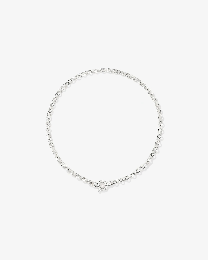 Chaîne Belcher de 50 cm (20 po) 6,5 mm à 7 mm de largeur en argent sterling