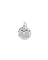 Pendentif zodiaque Bélier avec accents de diamants en argent sterling