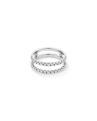 Bague amplificatrice avec 0,25 carat TW de diamants en or blanc 14kt
