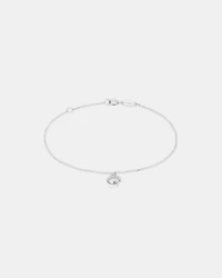 19cm (7.5") Initial Bracelet in Sterling Silver