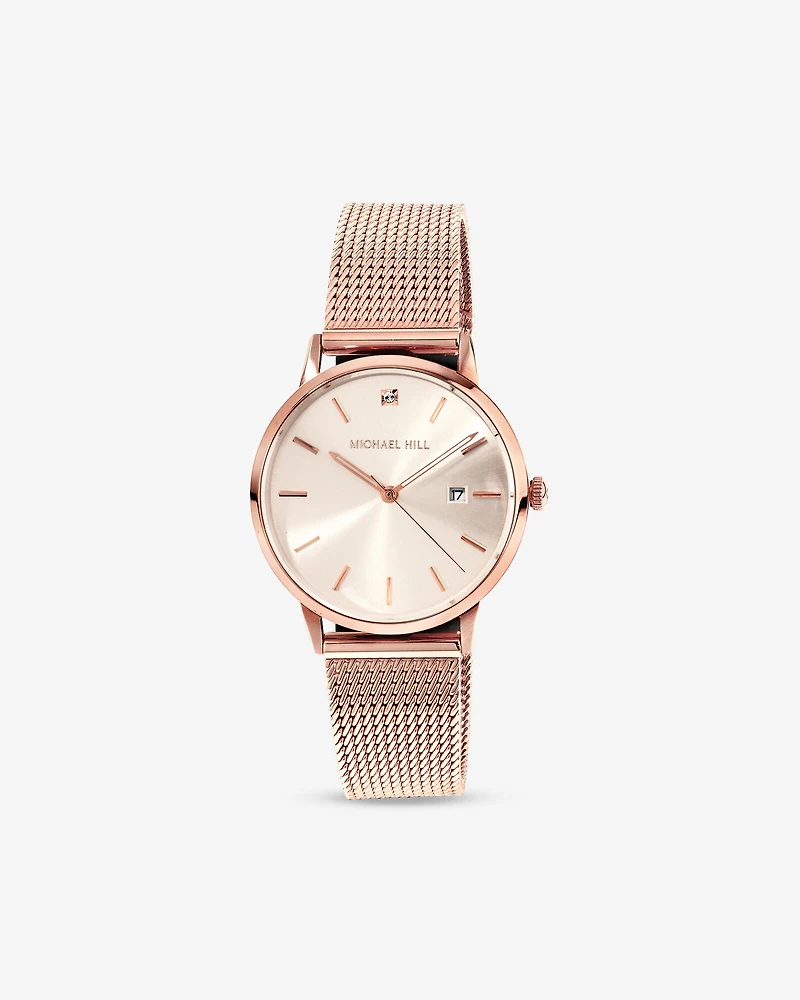 Ladies Watch in Rose Tone Stainless Steel