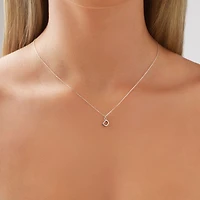 "D" Initial Pendant in Sterling Silver