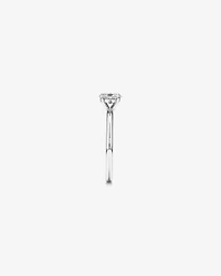 Bague de fiançailles solitaire avec 0,50 carat TW de diamants en or blanc 18kt