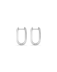 Anneaux courts trombone en argent