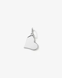 Pendentif coeur d'amour à graver en argent sterling