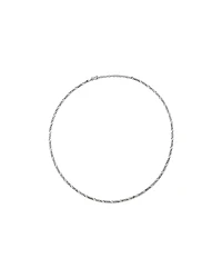 Chaîne Figaro oxydée en argent sterling de 60 cm (24 po)