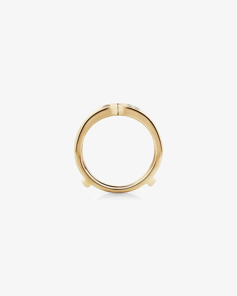 Bague complémentaire en or jaune 14 K avec diamants totalisant 0,50 ct